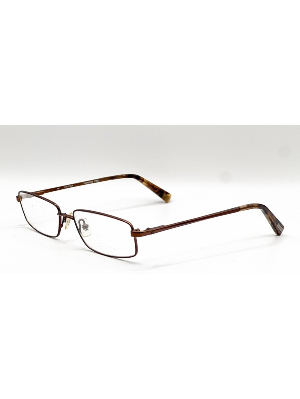 NEW NAUTICA N7161 006 SATIN BROWN AUTHENTIC EYEGLASSES 53-16